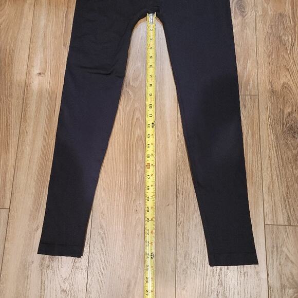 GYMSHARK Black Athletic Leggings Waistband Sz Medium Fitness - Picture 7 of 7